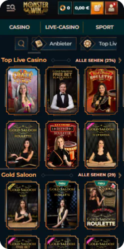 monster win Casino live