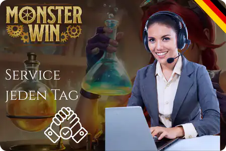Service jeden Tag MonsterWin App